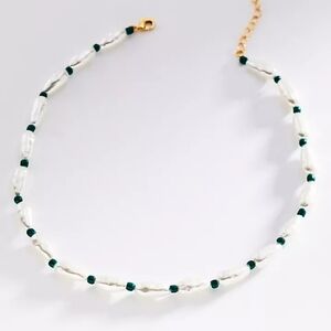 Anthropologie Beaded Pearl Necklace